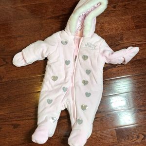 Juicy infant snowsuit